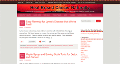 Desktop Screenshot of healbreastcancernaturally.com