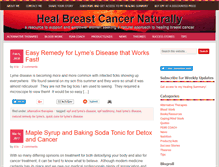 Tablet Screenshot of healbreastcancernaturally.com